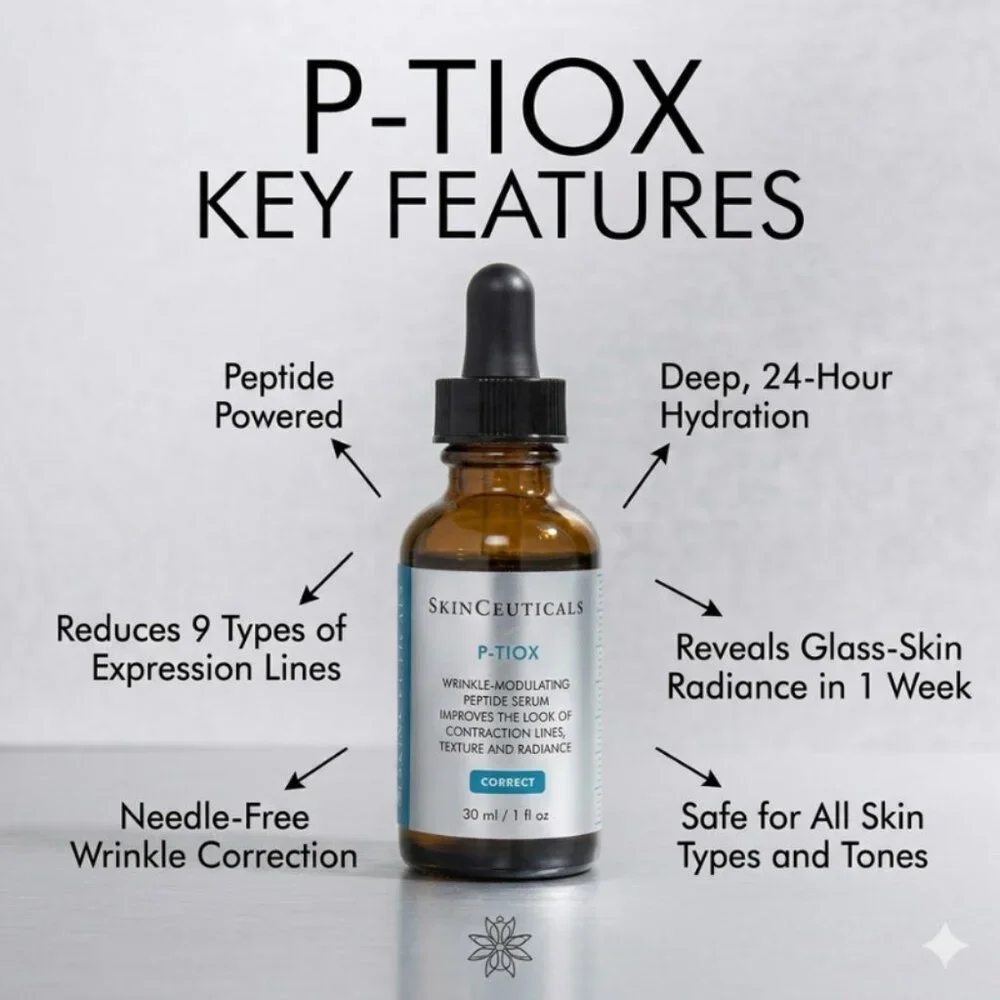 SkinCeuticals P-TIOX Anti-Wrinkle Peptide Serum 30ml Advanced Anti-Aging serum. - Picture 7 of 8